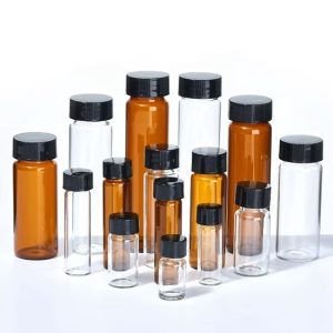 Chai thủy tinh Vial trong và nâu 5ml, 10ml, 20ml, 30ml, 40ml, 60ml - Hộp 100 cái (VAT)