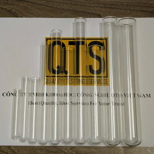 Ống nghiệm thủy tinh trơn - Xuất xứ: Trung Quốc