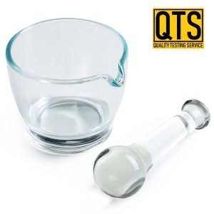 Cối chày thủy tinh 75mm, 90mm, 120mm, 150mm, 180mm