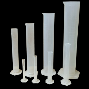 Ống đong nhựa vạch nổi