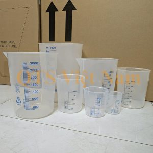 Cốc nhựa không quai vạch xanh - Hãng: ONELAB